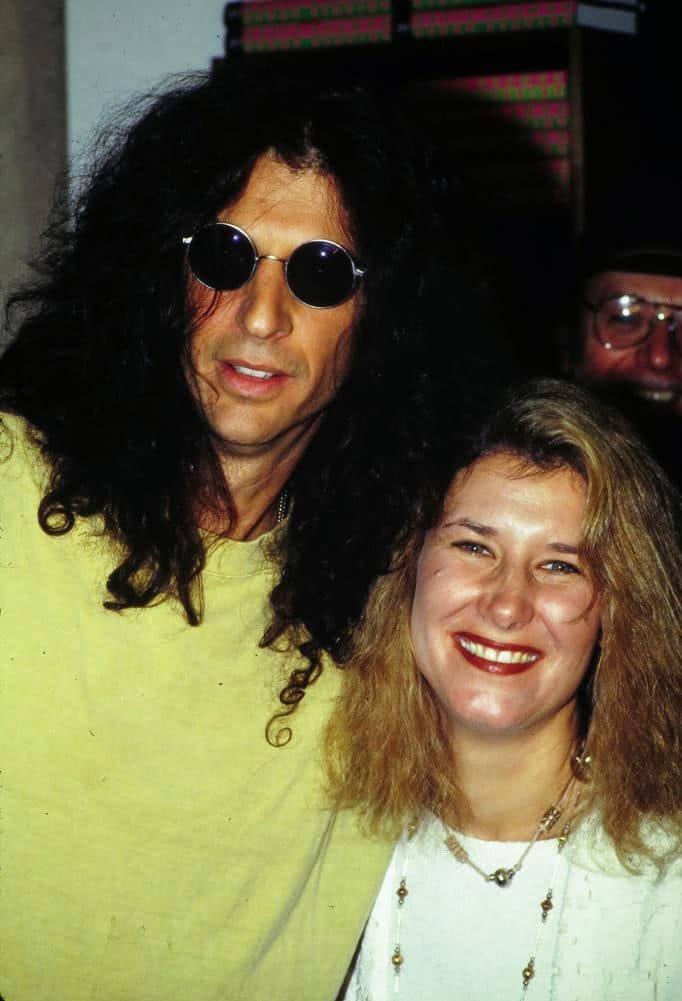 A picture of Alison Berns and her ex-husband, Howard Stern.