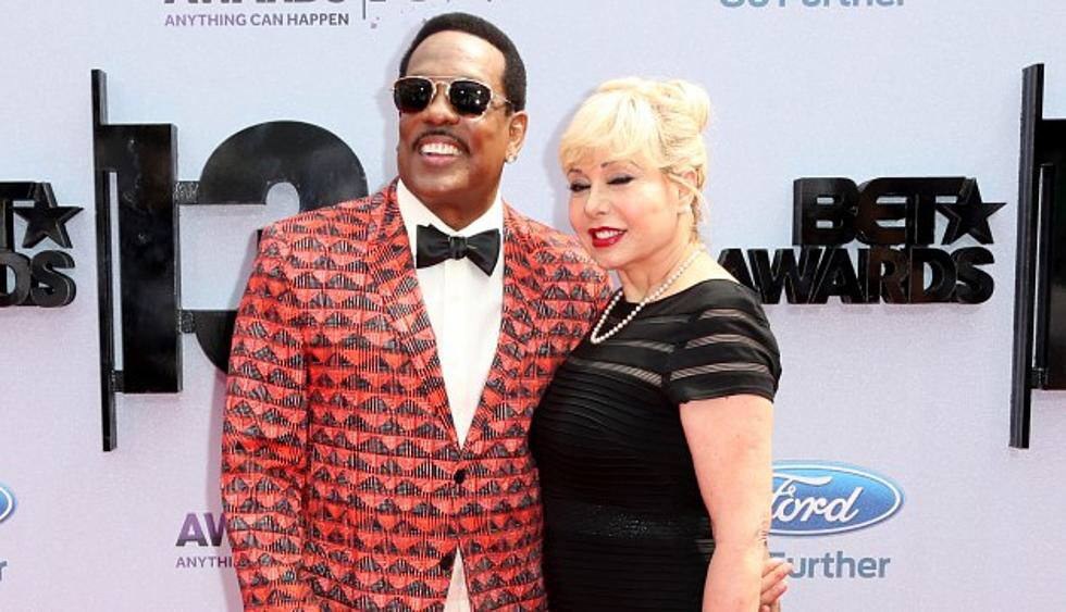 A picture of Mahin Wilson and Charlie Wilson at an event.