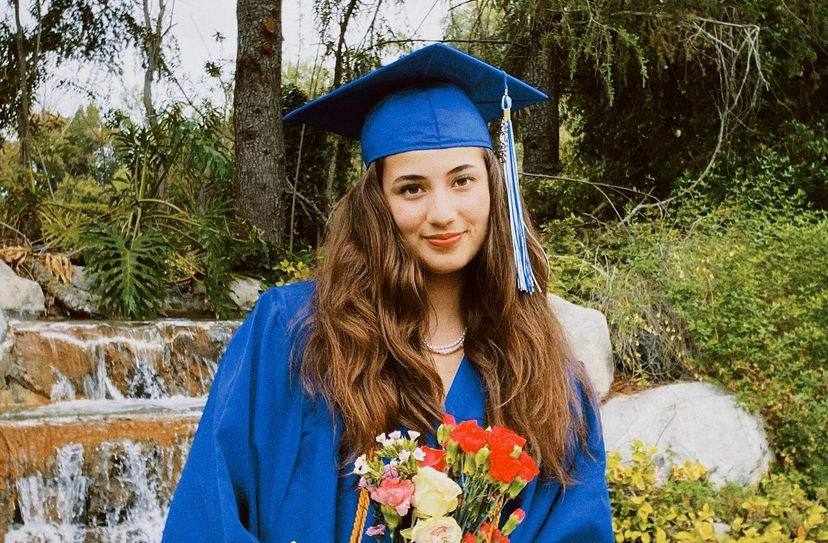 A graduation picture of Lalania Hudson.