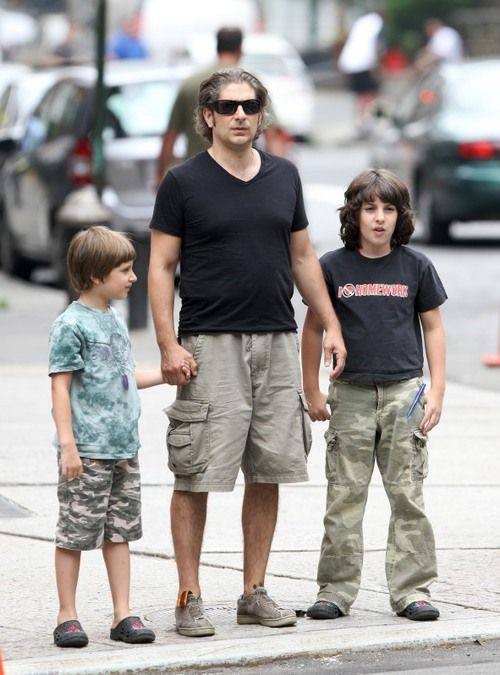 A picture of Victoria Chlebowski's husband and their sons.