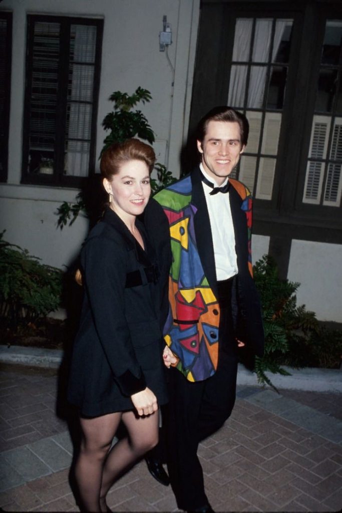 Jim Carrey with Melissa Womer 