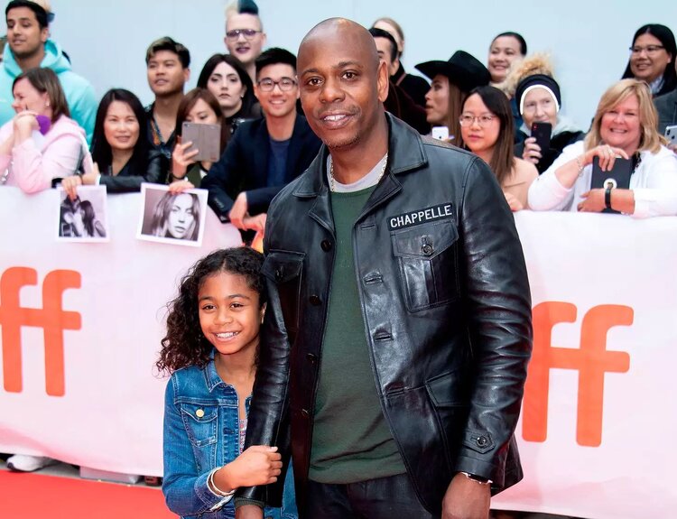 Dave Chappelle and his daughter, Sanaa Chappelle