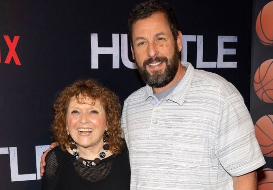 Adam Sandler with his mom 