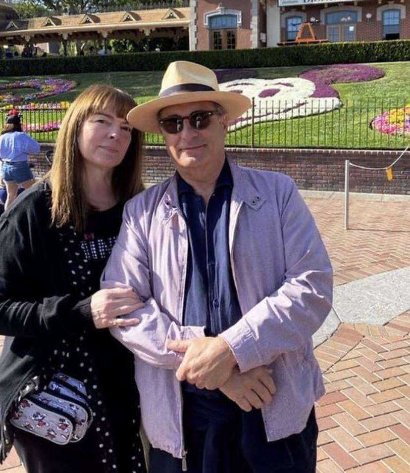 A picture of Marivi Lorido Garcia and Andy Garcia.