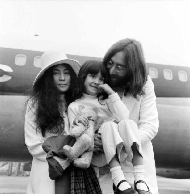 A throwback picture of Kyoko Chan Cox with Yoko Ono and John Lennon.