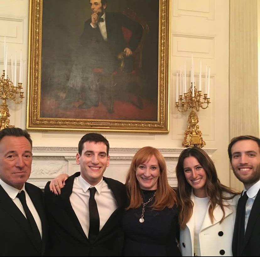 A picture of Sam Ryan Springsteen with his siblings and their parents.