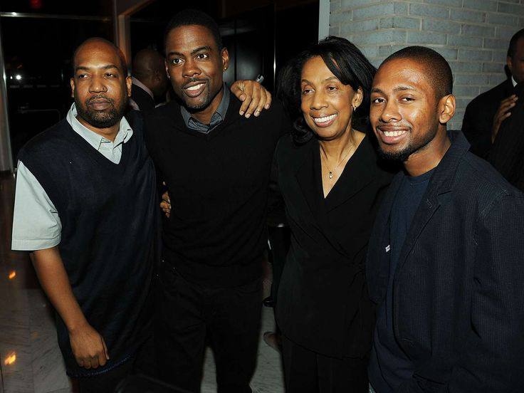 A picture of Andre Rock's mom and his siblings.