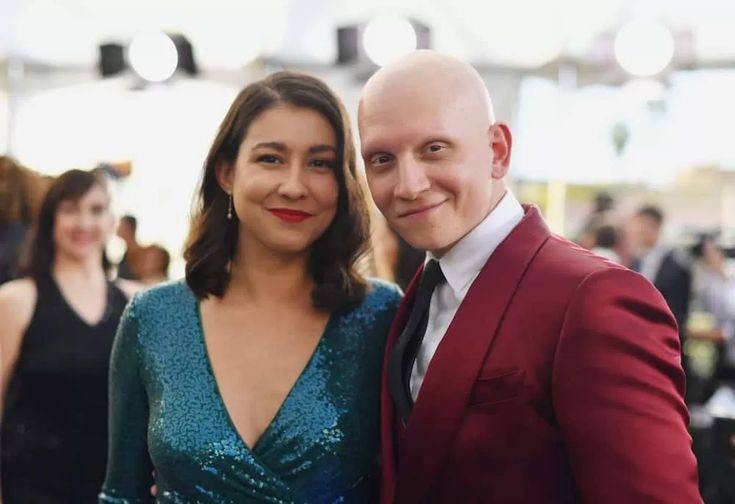 A picture of Gia Olimp and Anthony Carrigan.