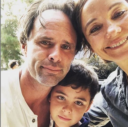 Walter Goggins with his family 