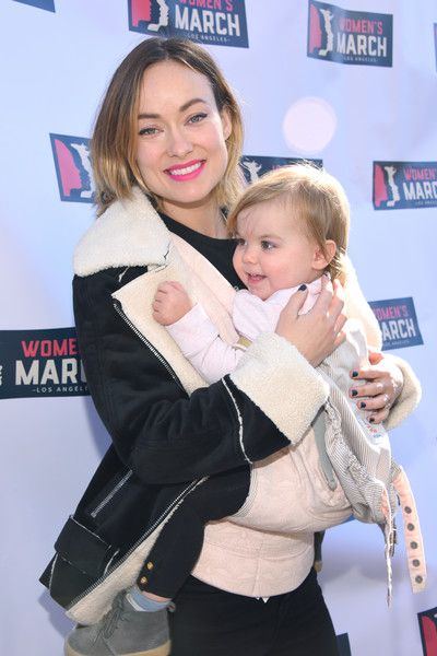 Olivia Wilde with Daisy Josephine Sudeikis 