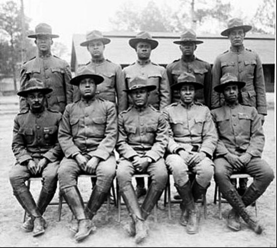 A picture of black soldiers