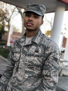 A black US soldier