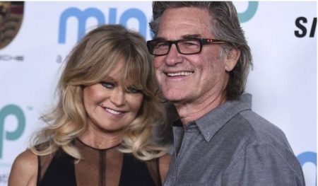 Goldie Hawn and Kurt Russell