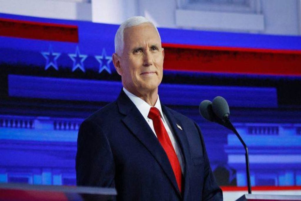 A picture of former vice president Mike Pence.