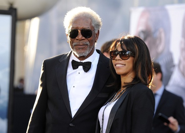 Morgan Freeman and her Dad, Morgan Freeman
