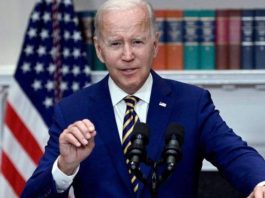 A picture of President Joe Biden