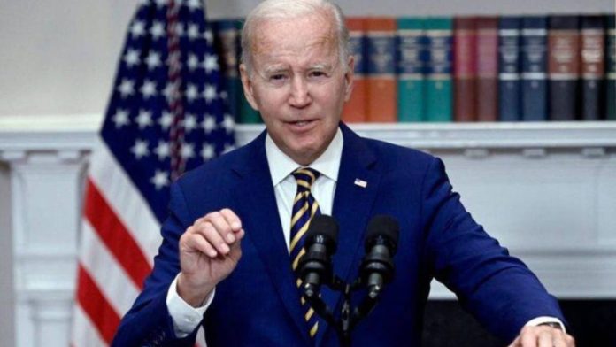 A picture of President Joe Biden