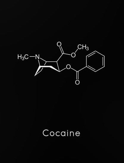 Scientific formula of cocaine 