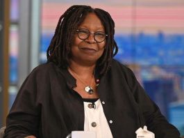 A picture of Whoopi Goldberg on The View