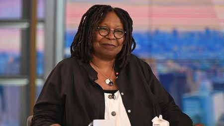 A picture of Whoopi Goldberg on The View