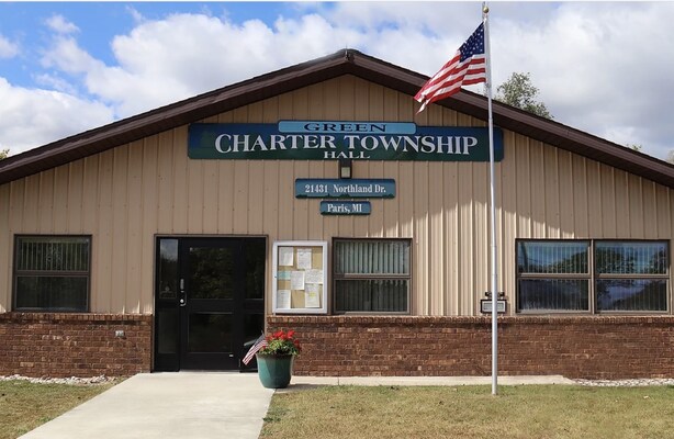 The townhall at Green Charter Township
