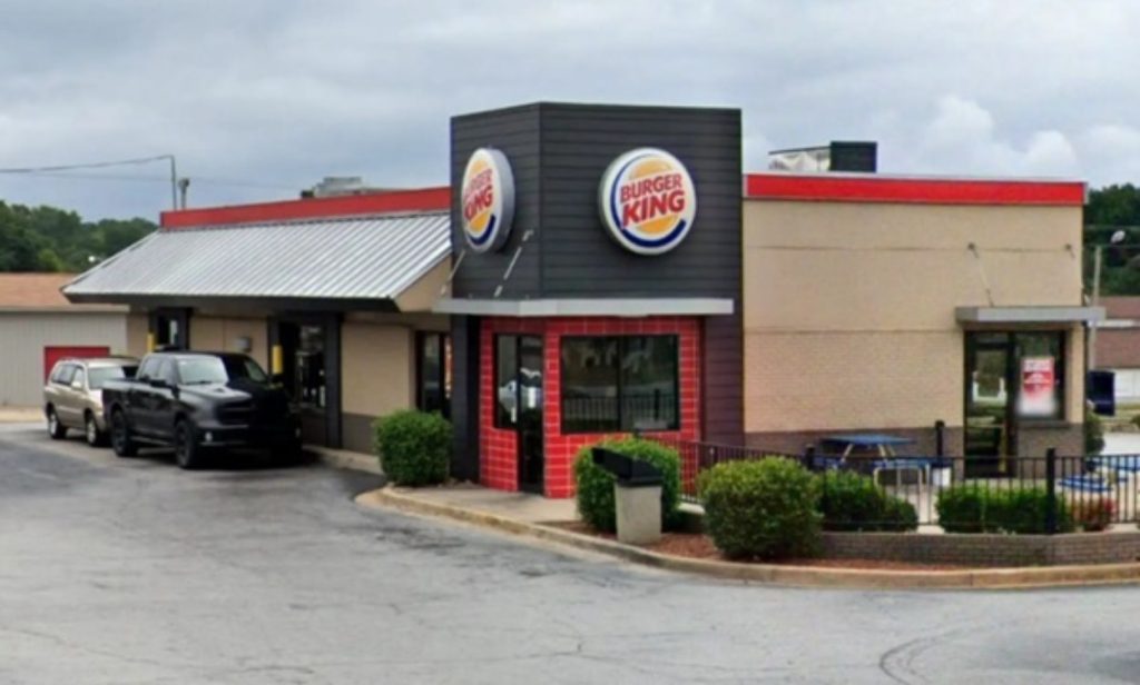 Outside View of a Burger King Restaurant