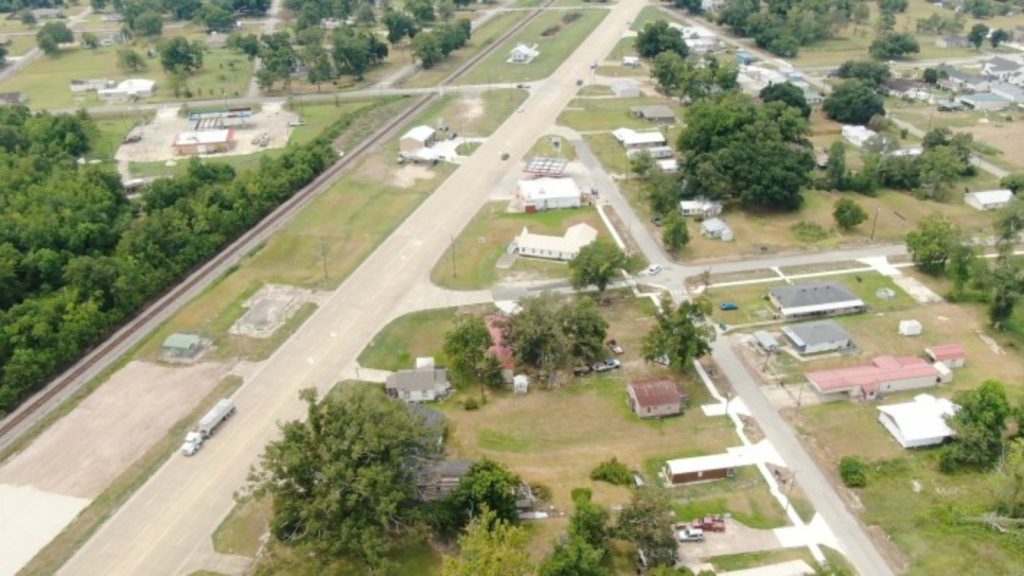 An Aerial View of Fenton, Louisiana