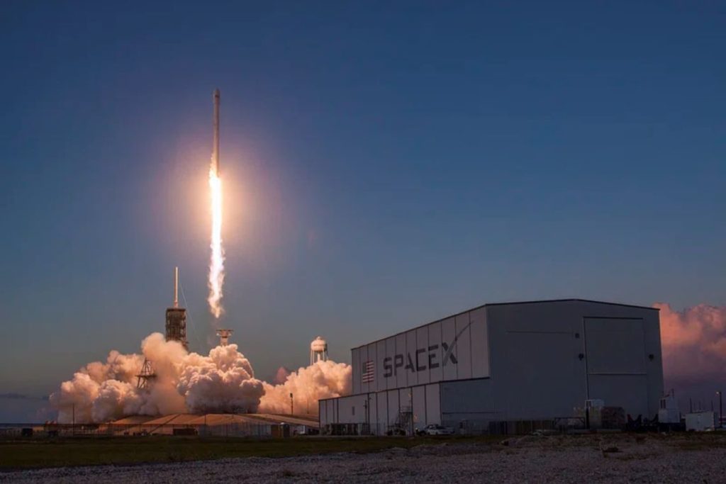 Rocket launch at Boca Chica