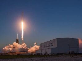 Rocket launch at Boca Chica