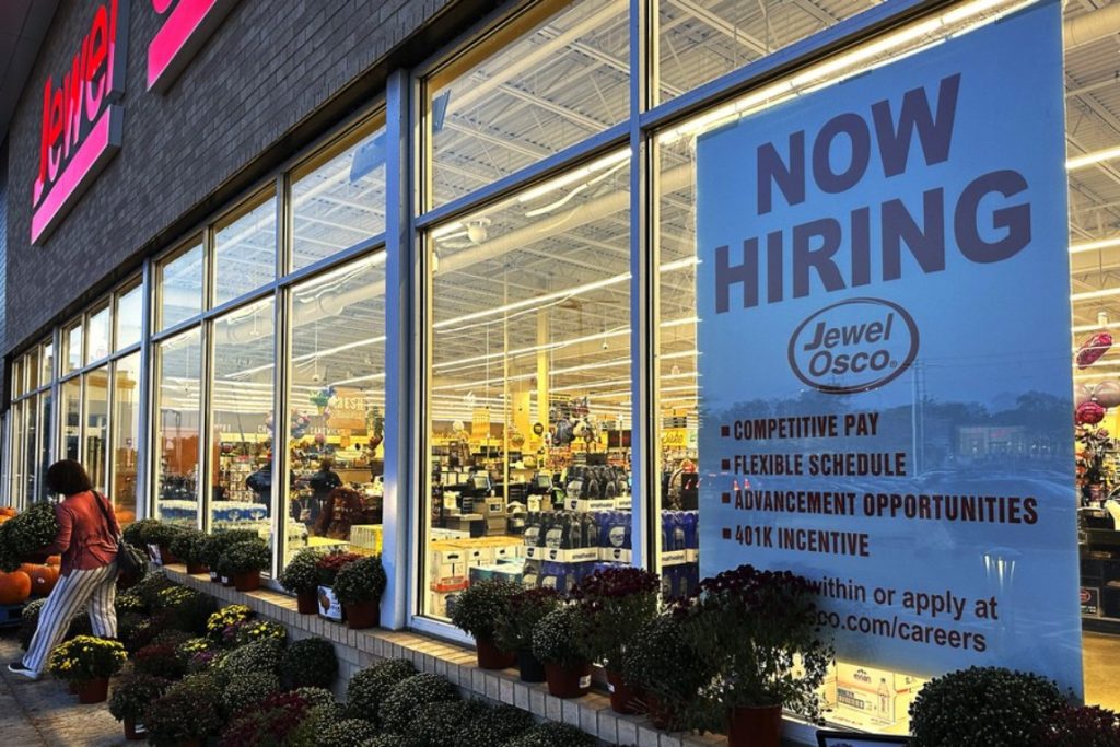 A "Now Hiring" Sign