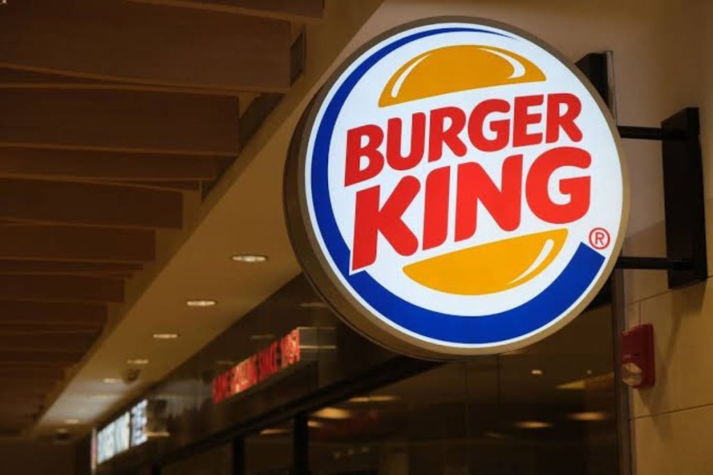 A Burger King Sign
