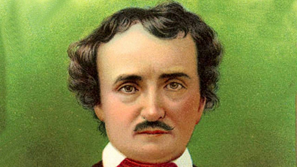 A green background photo of Poe