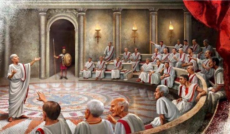 A picture of how ancient Rome was dominated by men 