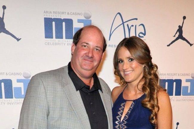 A picture of Celeste Ackelson and Brian Baumgartner.