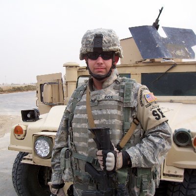 Patrick Fox, a military analyst, and U.S. Air Force veteran