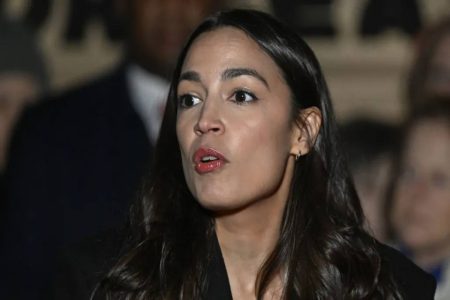 A picture of Democratic Rep Alexandria Ocasio-Cortez