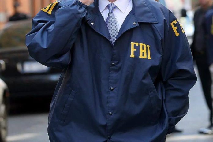 A picture of an FBI agent