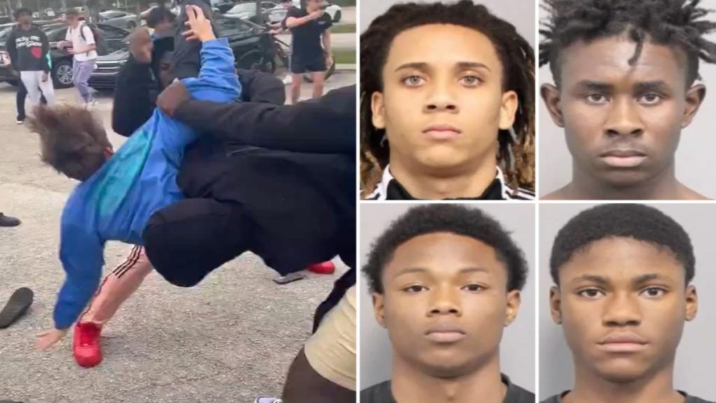 A picture of the Suspects of the Marjory Stoneman beating.