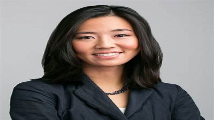 A picture of Michelle Wu.