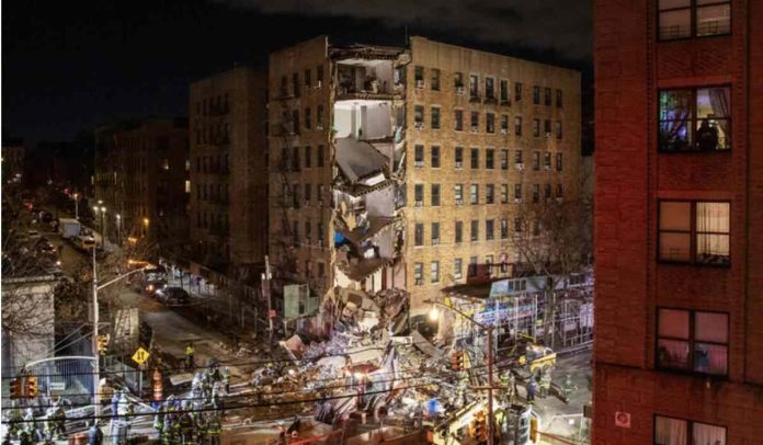 NY building collapse