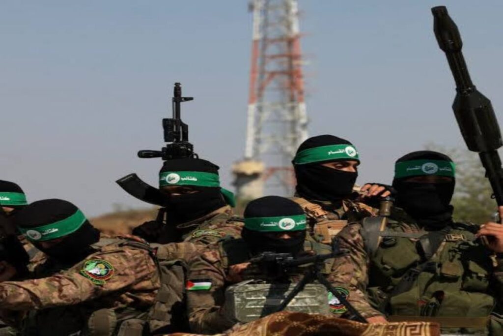 A picture of Hamas terrorists
