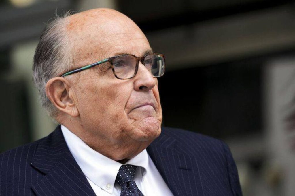 A picture of former New York Mayor Rudy Giuliani