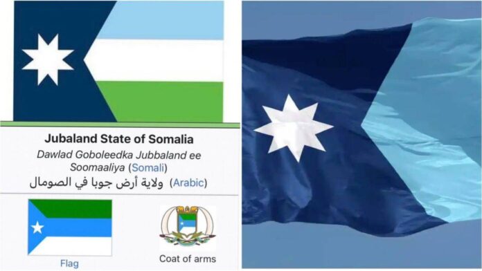 A Photo Collage of the Proposed Minnesota Flag, the Somali Region Flag, and the Final Minnesota Version