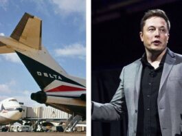 Delta Air Lines planes and Elon Musk.