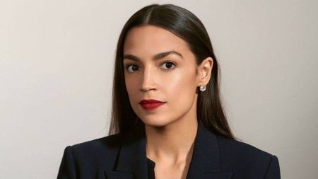 A portrait of Representative Alexandria Ocasio-Cortez, D-N.Y.