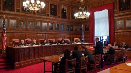 The New York Court of Appeals in a hearing