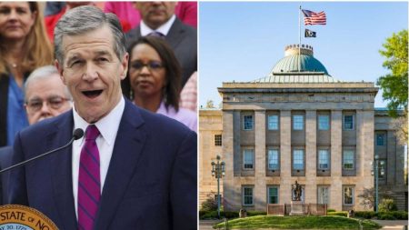 North Carolina Governor, Roy Cooper and North Carolina Senate Building