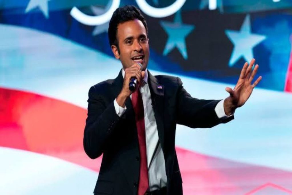 A picture of Republican Presidential candidate Vivek Ramaswamy