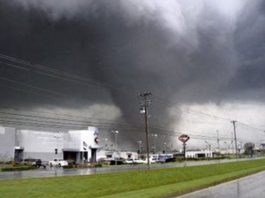 A picture of a storm in Tennessee