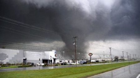 A picture of a storm in Tennessee